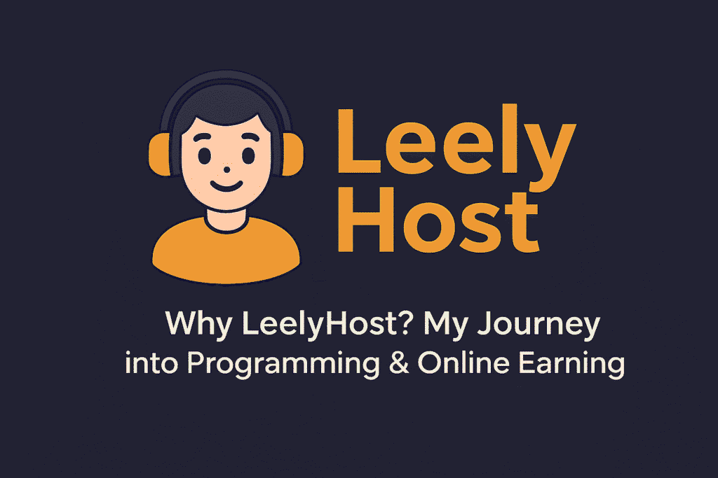 Why LeelyHost? My Journey into Programming & Online Earning
